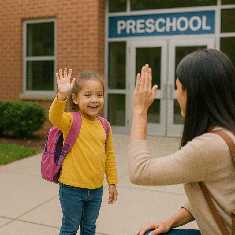 Preschool Drop-Off Tips: Why a Quick Goodbye Helps Your Child Thrive