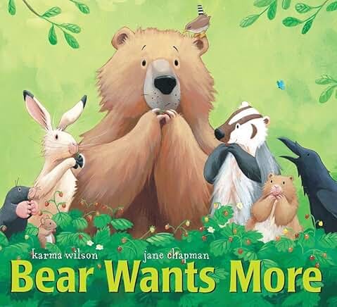 Bear Wants More book cover preschool teddy bear theme