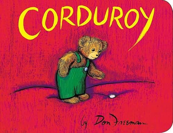 Corduroy book cover teddy bear books for preschool