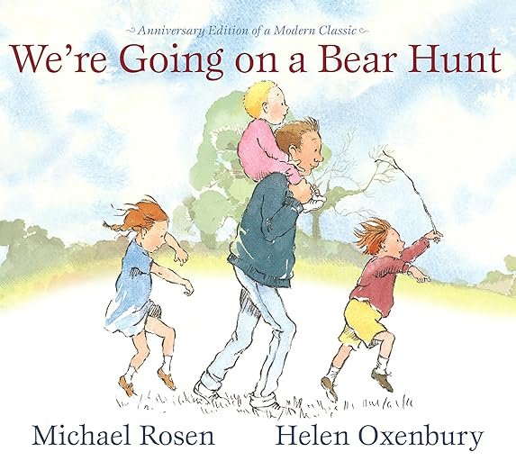 We’re Going on a Bear Hunt book cover preschool read aloud