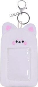 Plush photo holder key chain.
